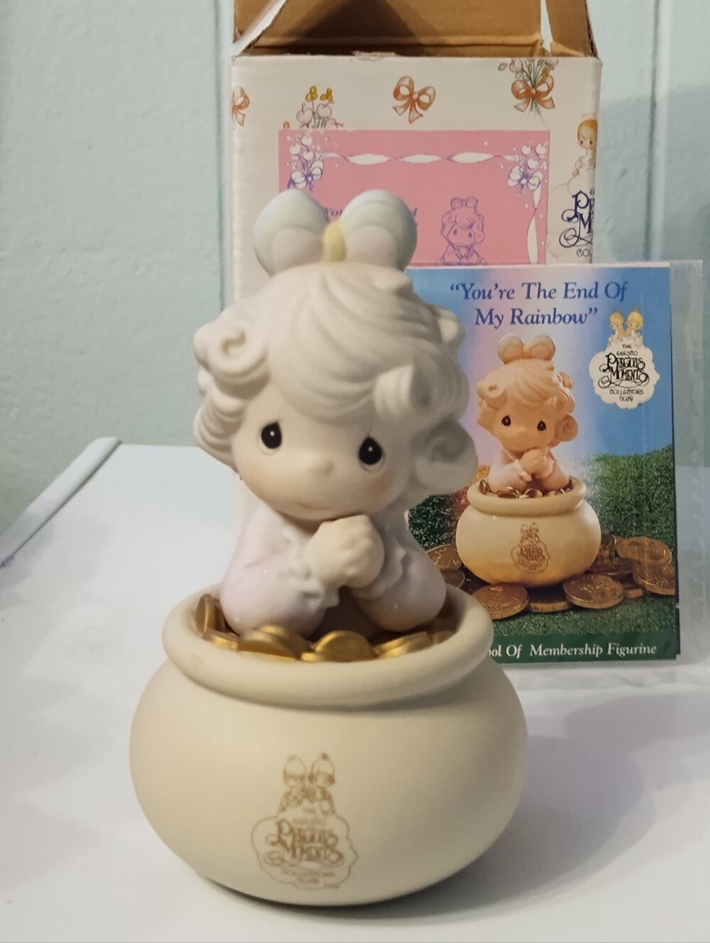 Precious Moments Figurines Set of 4- #CO 114 & #CO 117 & #PM 931 & #CO 116 - Picture 2 of 6